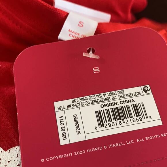 Ingrid & Isabel Maternity Red Santa Baby Long Sleeve Tunic - Picture 5 of 11